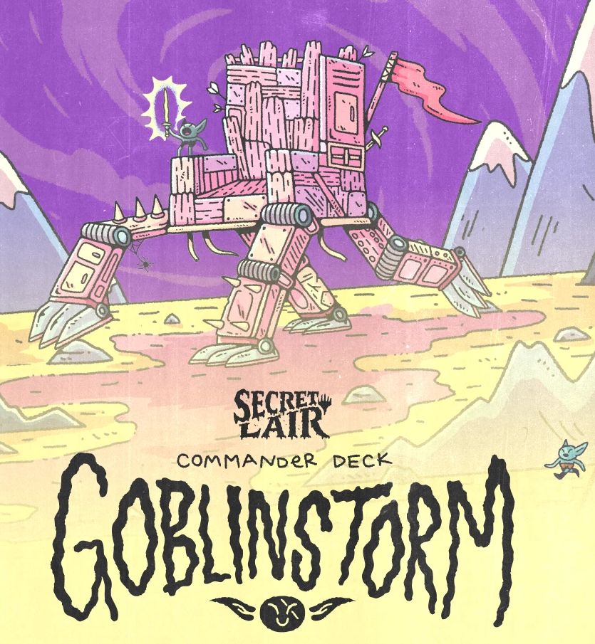 Secret Lair Commander Deck: Goblin Storm — arte de Wizard of the Barge