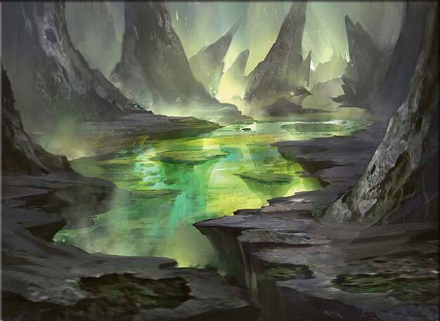 Un grupo de Magic players en un torneo