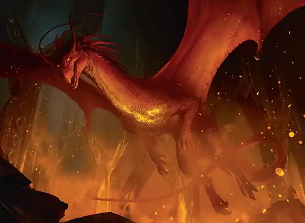 Smaug the Magnificent — arte oficial de The Hobbit