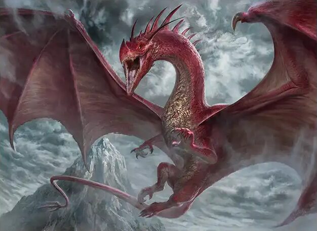 Smaug, Wicked Worm — arte oficial de The Hobbit