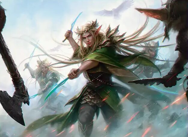 Thranduil, Sindarin Liege — arte oficial de The Hobbit