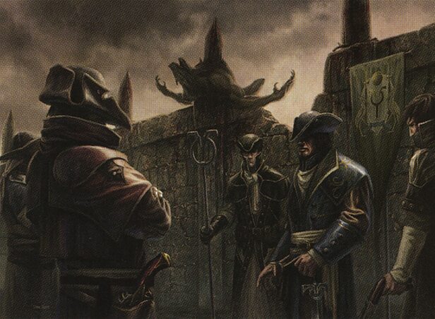 Arte de una carta de Magic que representa la comunidad y la unión