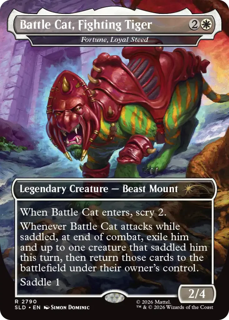 Battle Cat, Fighting Tiger, la montura de He-Man en Secret Lair