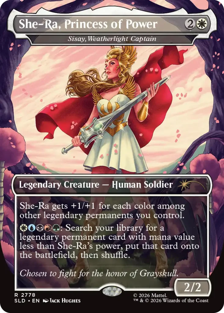 She-Ra, Princess of Power, reimpresión de Sisay, Weatherlight Captain